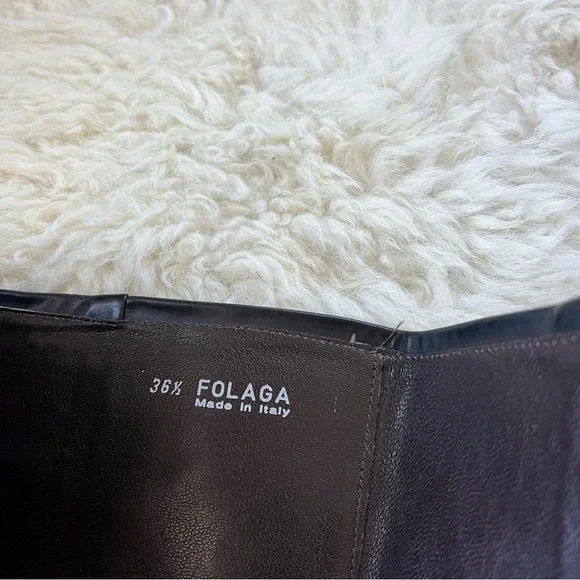 Bally Black Leather Knee-High Boots 6.5 - Picture 5 of 11